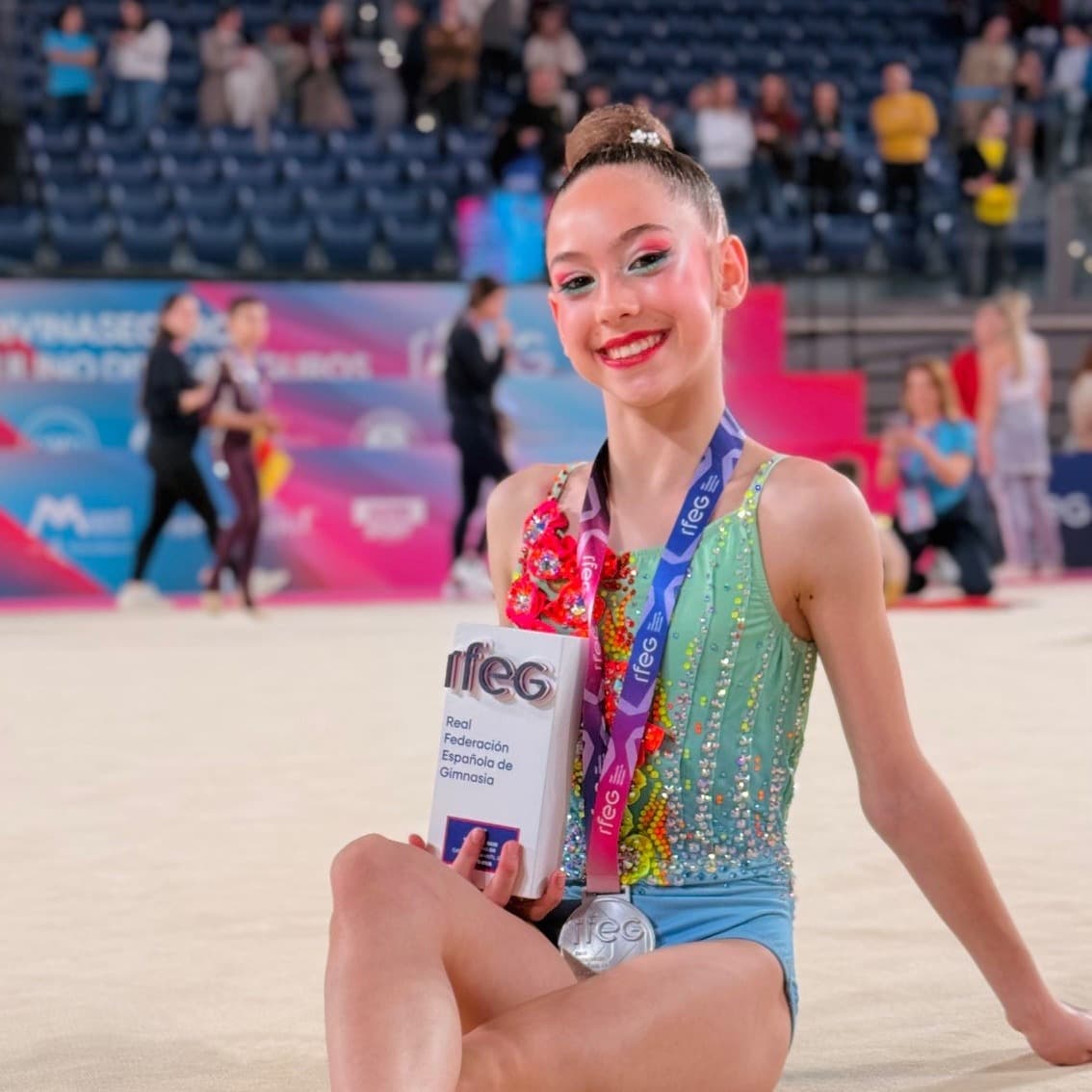 Subcampeona de España en el nacional Individual para nuestra joven gimnasta Nahia Urquiaga